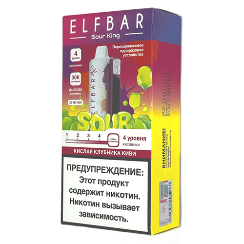 Купить ELFBAR 30000 SOUR KING в NikoStore